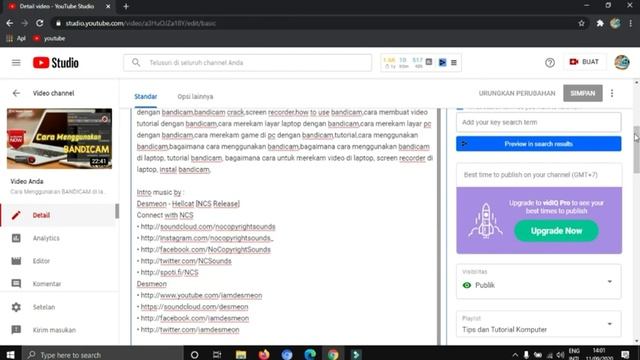 🔴 Tutorial Vidiq Indonesia | Seo Youtube смотреть онлайн