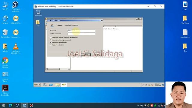 6. Create Domain Users in Windows 2008 - CSS NC2 Tutorials смотреть онлайн