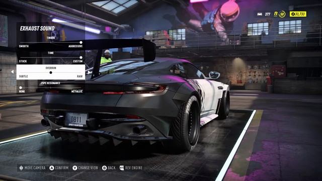 Aston Martin DB11 with Widebody Kit in Need For Speed HEAT!!! смотреть онлайн