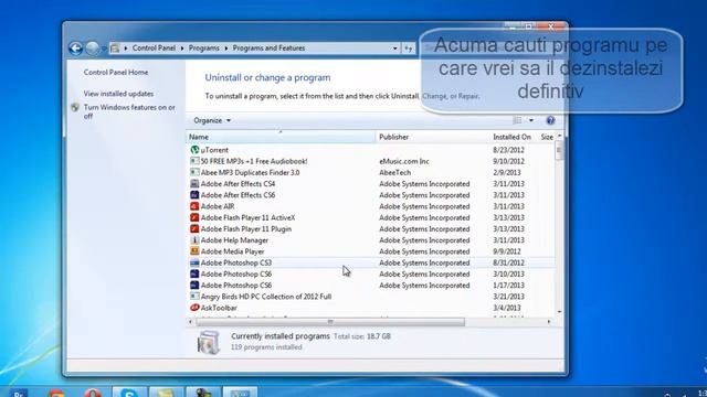 Tutorial windows - Cum dezinstalezi un program definitiv смотреть онлайн