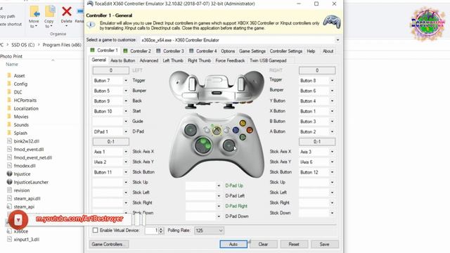 Cara Setting Joystick Gamepad Controller Injustice Gods Among Us Ultimate Edition смотреть онлайн