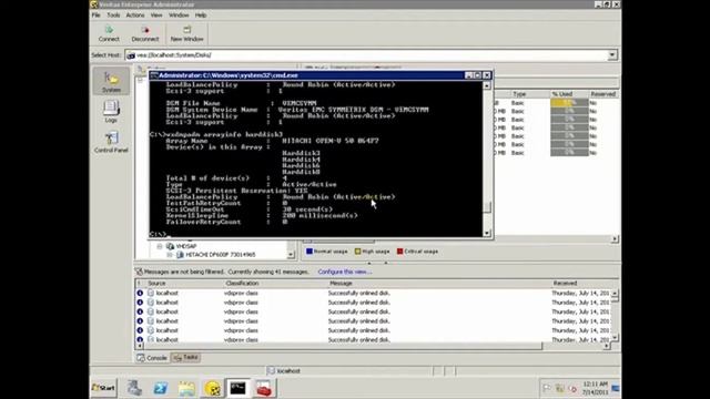 Screencast- Storage Foundation for Windows HA 6.0 Dynamic Multipathing (DMP) смотреть онлайн