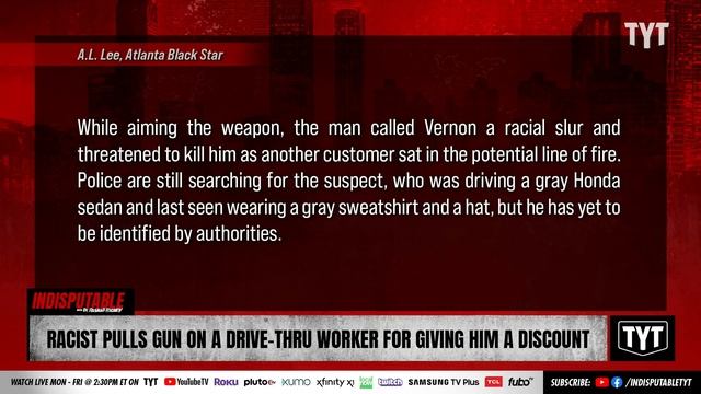 Outraged Bigot Pulls Gun On Drive-Thru Worker After Getting A Discount #IND смотреть онлайн