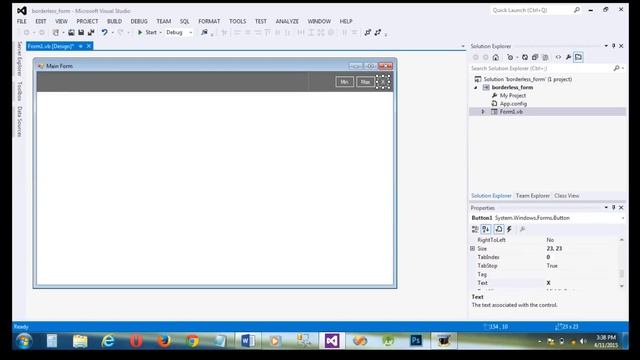 How to make a border-less form on VB.net? Customize your own windows forms. смотреть онлайн