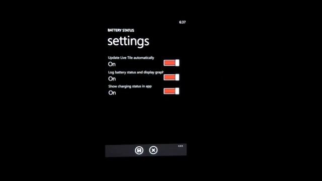 Battery Status App for Windows Phone смотреть онлайн