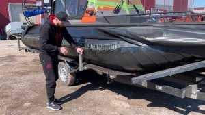 Усиленная модификация прицепа под аэролодку Север, Аллигатор, Пиранья. 17 апреля 2024 г.