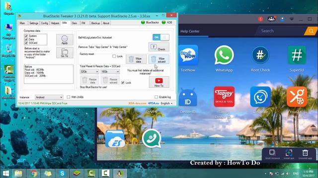 How To Factory Reset BlueStacks 3 || Latest Version 2017 смотреть онлайн