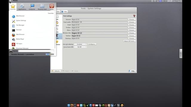KDE Tutorials #7: Changing the fonts смотреть онлайн