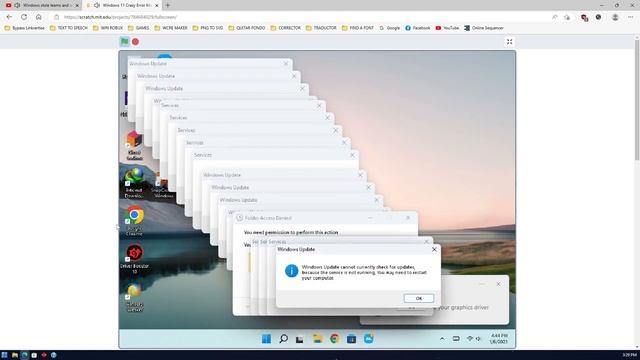 Windows 11 Crazy Error in Scratch смотреть онлайн