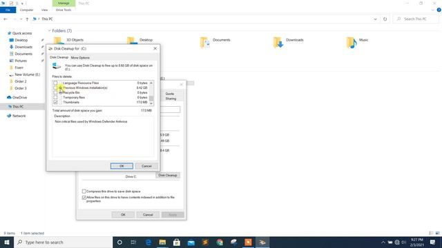 How to Delete Windows Old folder смотреть онлайн