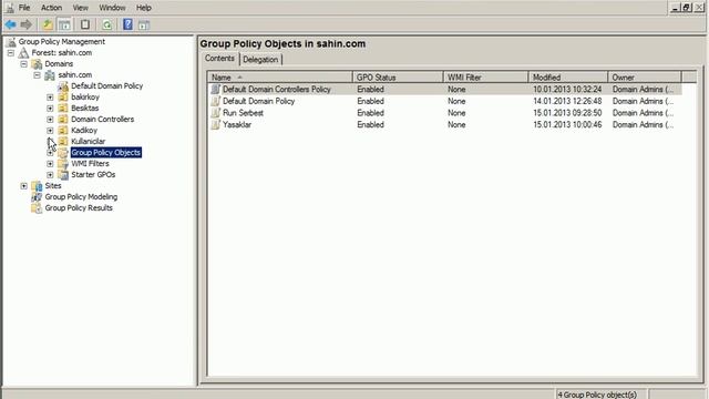 8 Active Directory, Delegate Control, Gpresult ve RSOP, Group Policy Modeling, Group Policy Results смотреть онлайн