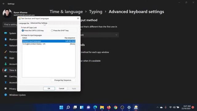 Cannot switch between Input Languages using Hotkey in Windows смотреть онлайн