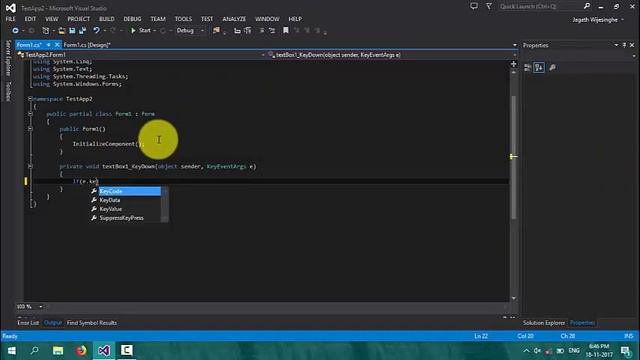 How to Set Enter Key Event On TextBox and Button in C# Windows Form смотреть онлайн