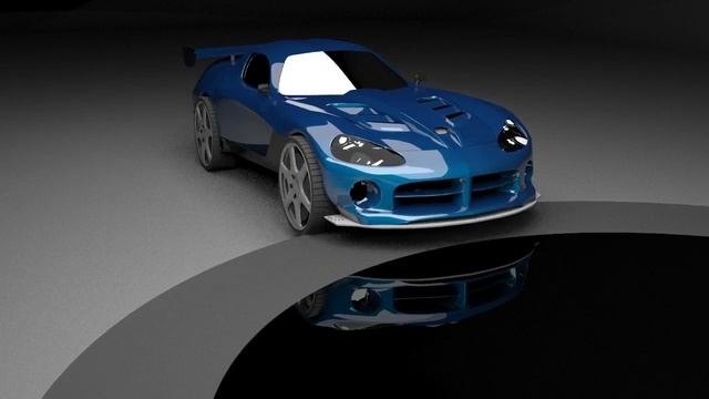 Dodge Viper 3DS MAX смотреть онлайн