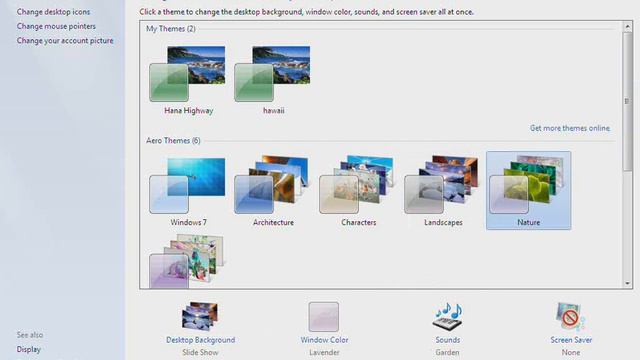 windows 7 themes , wallpapers and backgrounds смотреть онлайн