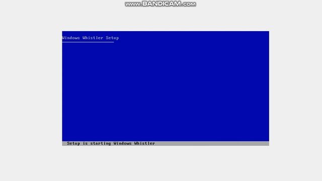 Windows Whistler 2267 BSOD смотреть онлайн