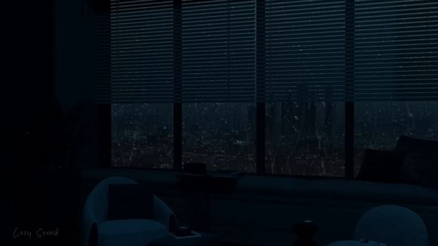 Stay the night & watch Rain falling out Reading Hut Window - Cold Night Beat Insomnia Fall Asleep 💤 смотреть онлайн