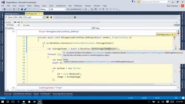 How To Using "Drag and Drop" in Universal Windows App смотреть онлайн
