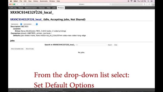 How to Change Printer Defaults on Mac OS X смотреть онлайн