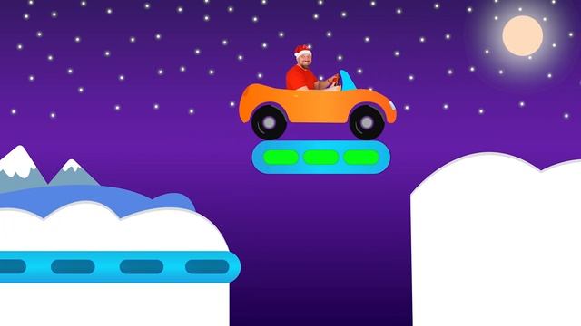 Детская песенка про машинки и Дед Мороз. Бум Бум Бум. смотреть онлайн