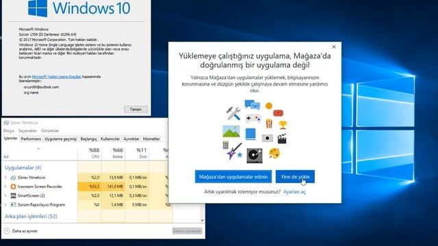 Whatsapp Windows 10 Black or White Screen Problem смотреть онлайн