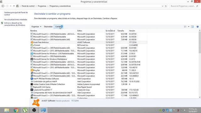 Cómo desinstalar Antivirus Avast Free смотреть онлайн