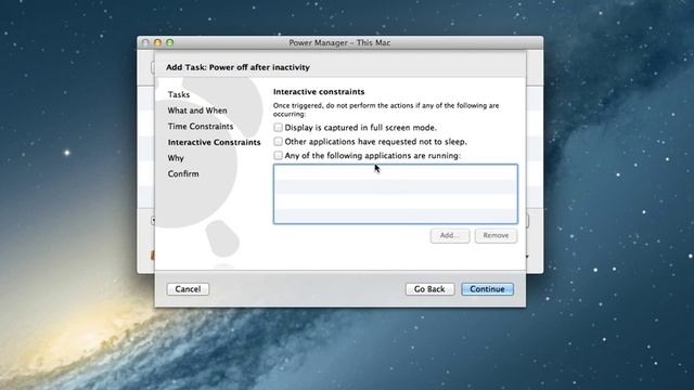 How to Make Events Conditional on Running Applications - Power Manager for Mac смотреть онлайн