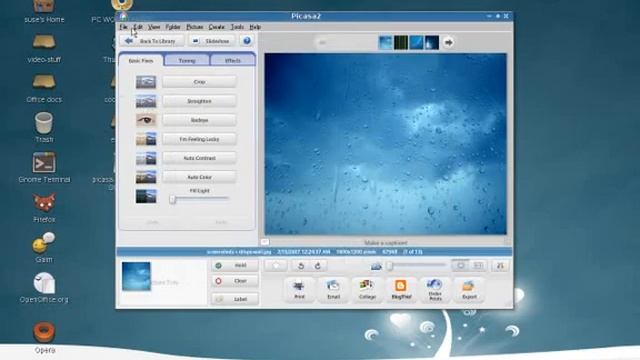 Photo management using Picassa in Linux смотреть онлайн