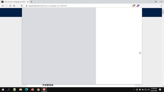 How to save a webpage as a PDF in Brave (step by step) смотреть онлайн