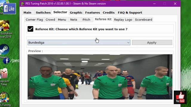 PES Tuning Patch 2016 v1.02.00.1.00.1 смотреть онлайн