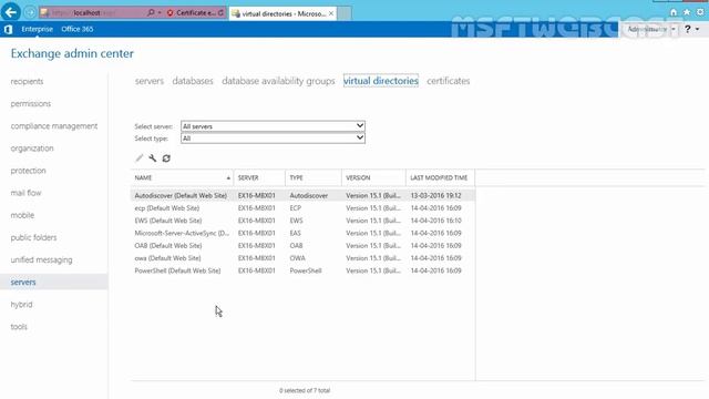 Configure External and Internal URL in Exchange 2016 смотреть онлайн