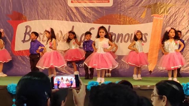 See the sunshine in the window: song dance at school:.. #baby#story #school #function #performance смотреть онлайн