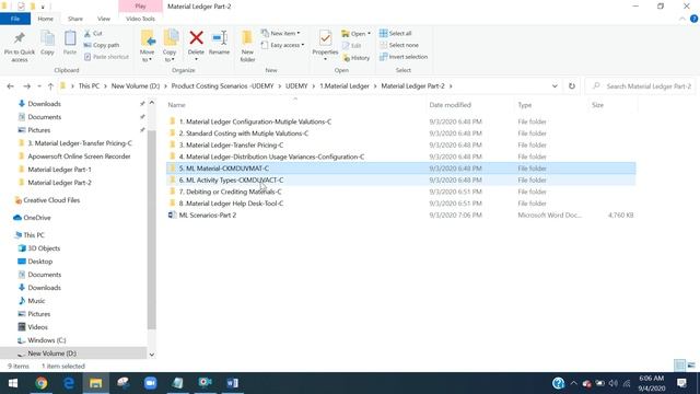 SAP CO MATERIAL LEDGER LIVE SCENARIOS : PART 1 & PART 2 IN "UDEMY" смотреть онлайн
