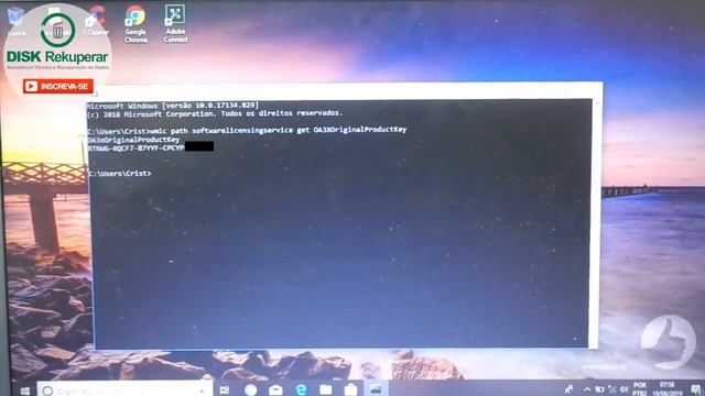Como encontrar a chave original do windows смотреть онлайн