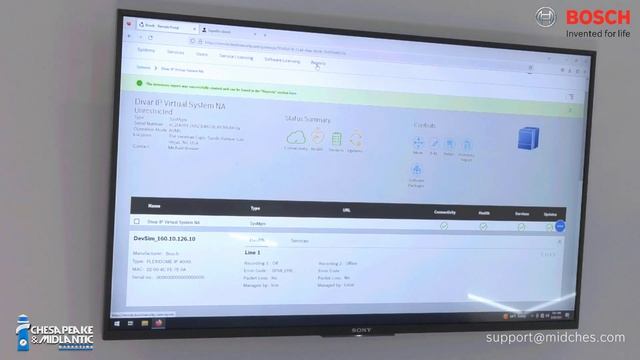 Bosch Divar IP System Manager and Remote System Management смотреть онлайн