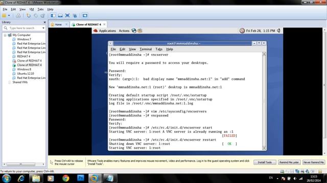 Remote Redhat from Windows 7 смотреть онлайн