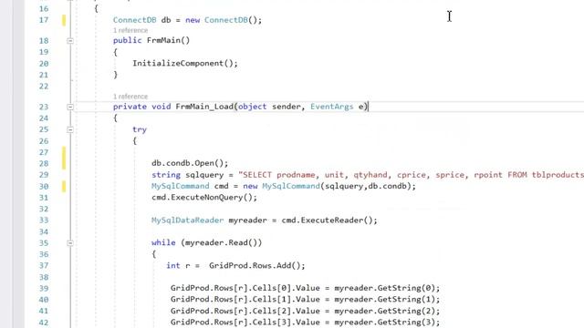 C# POS System (Populating Datagridview without data source) смотреть онлайн