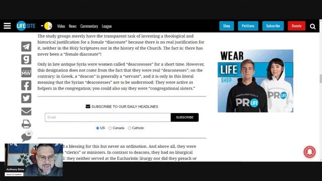 Priest Warns That Francis Will Be Declared A Heretic If He Follows Through With Deaconesses смотреть онлайн