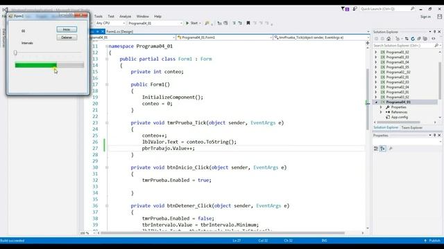 Programación Windows Forms C# 22 --- ProgressBar смотреть онлайн