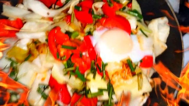 ЖАРЕНАЯ КАПУСТА С ОВОЩАМИ!(РЕЦЕПТ ДЕГУСТАЦИЯ) смотреть онлайн