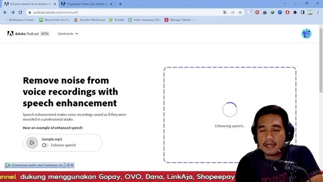 ADOBE AI BISA MENJADIKAN AUDIO SEPERTI HASIL REKAMAN STUDIO MAHAL🤑 смотреть онлайн