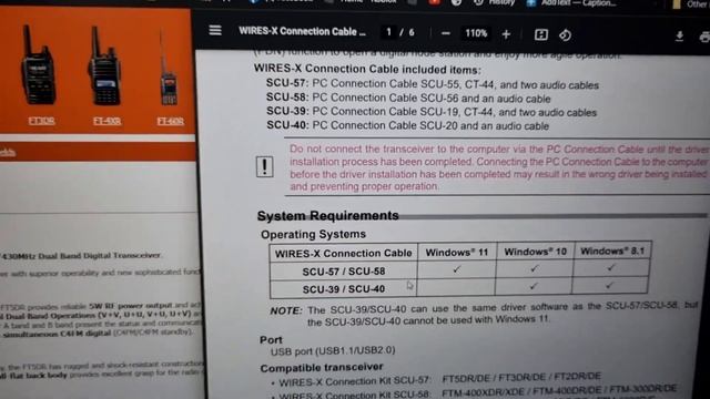 YAESU FT5D- SCU39/19 WIndows 11- ??? смотреть онлайн