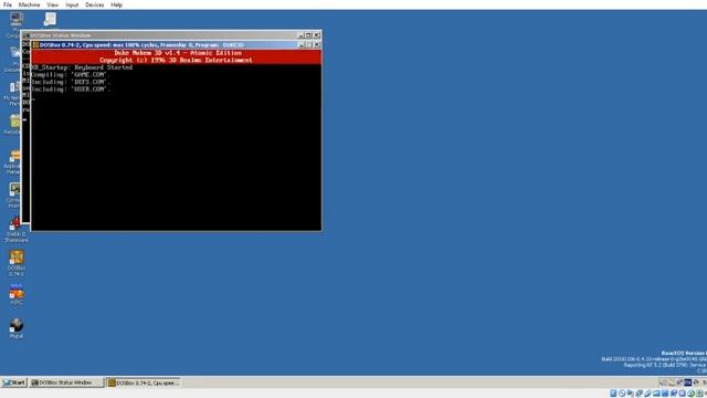 ReactOS 0.4.10 Testing - DOSBox смотреть онлайн