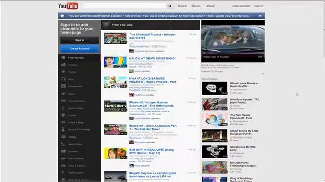 YT says IE 9 is not supported смотреть онлайн