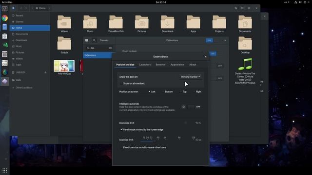 [GNOME 3.28] Dash to Dock / Dash to Panel | For a post! смотреть онлайн