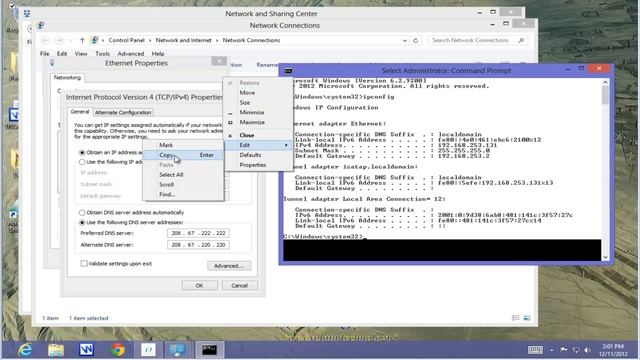 QS_108-Assign Static IP Address in Windows 8 смотреть онлайн