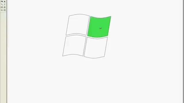Drawing my first windows logo in paint смотреть онлайн