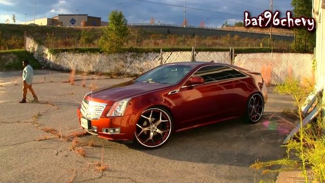 Candy Orange 2012 Cadillac CTS Coupe on 24" Asanti Wheels - 1080p HD смотреть онлайн