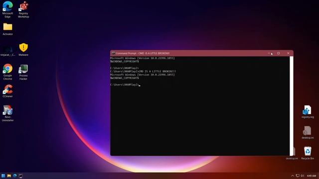 Swapping Windows 11's registry with Windows 10. смотреть онлайн