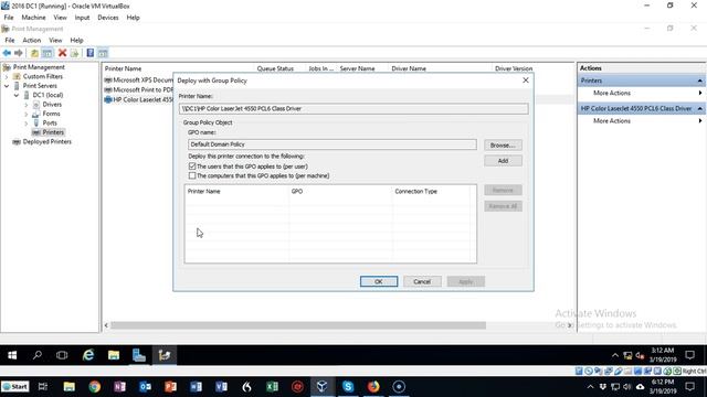 Deploy printers using Group Policy in Windows Server 2016 смотреть онлайн